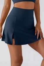QINSEN Women's Tennis Skirts Stretch High Waisted Golf Skorts Running Sports Workout Activewear - Image 5